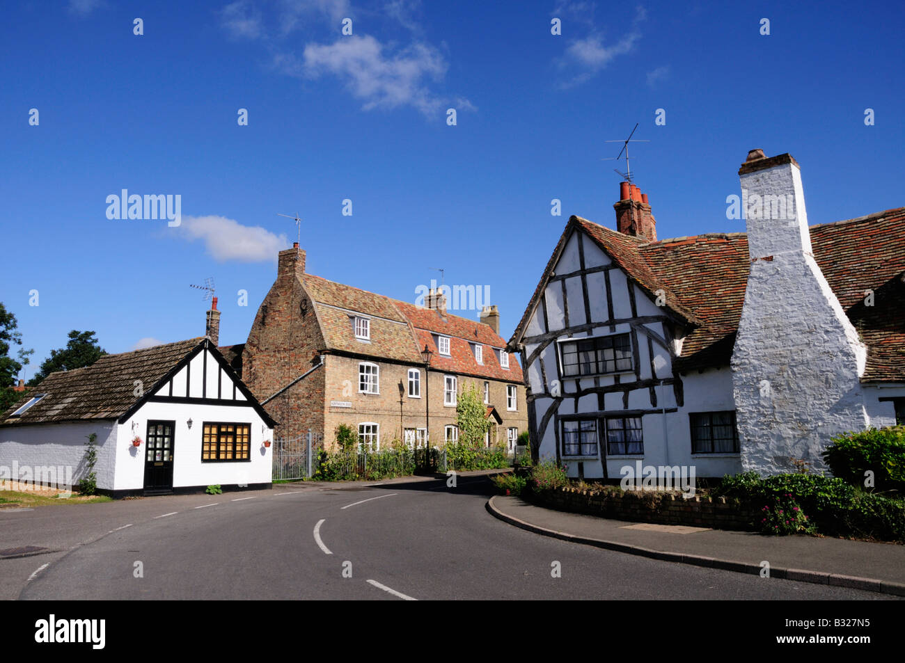 Village of Houghton, Cambridgeshire, England ,UK Stock Photo Alamy