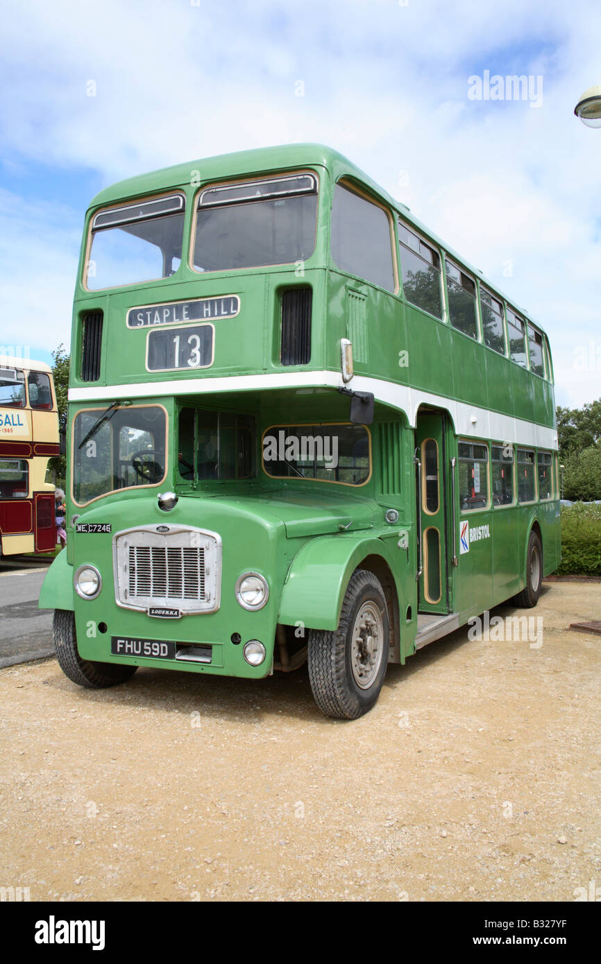 Bristol MW6G LODEKKA double decker Bus 1965 British Stock Photo