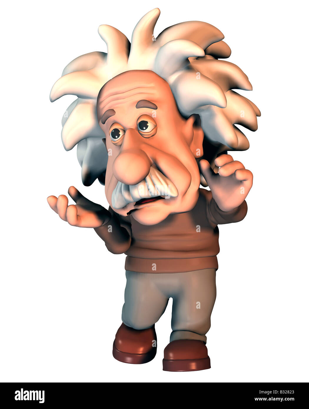 Albert Einstein german physicist Stock Photo