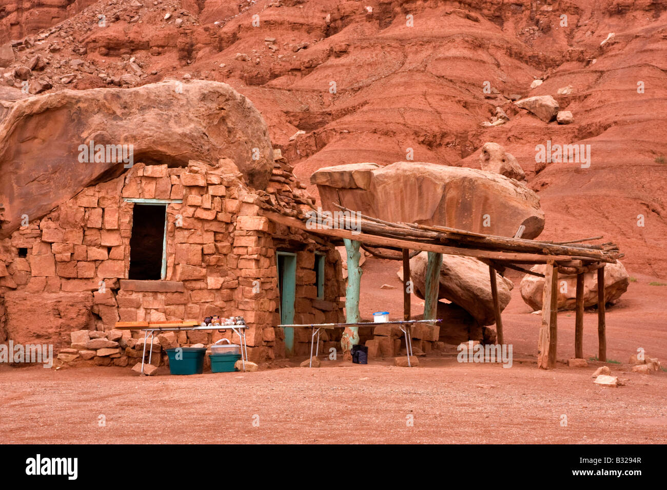 Cliff Dwellers, Arizona Stock Photo