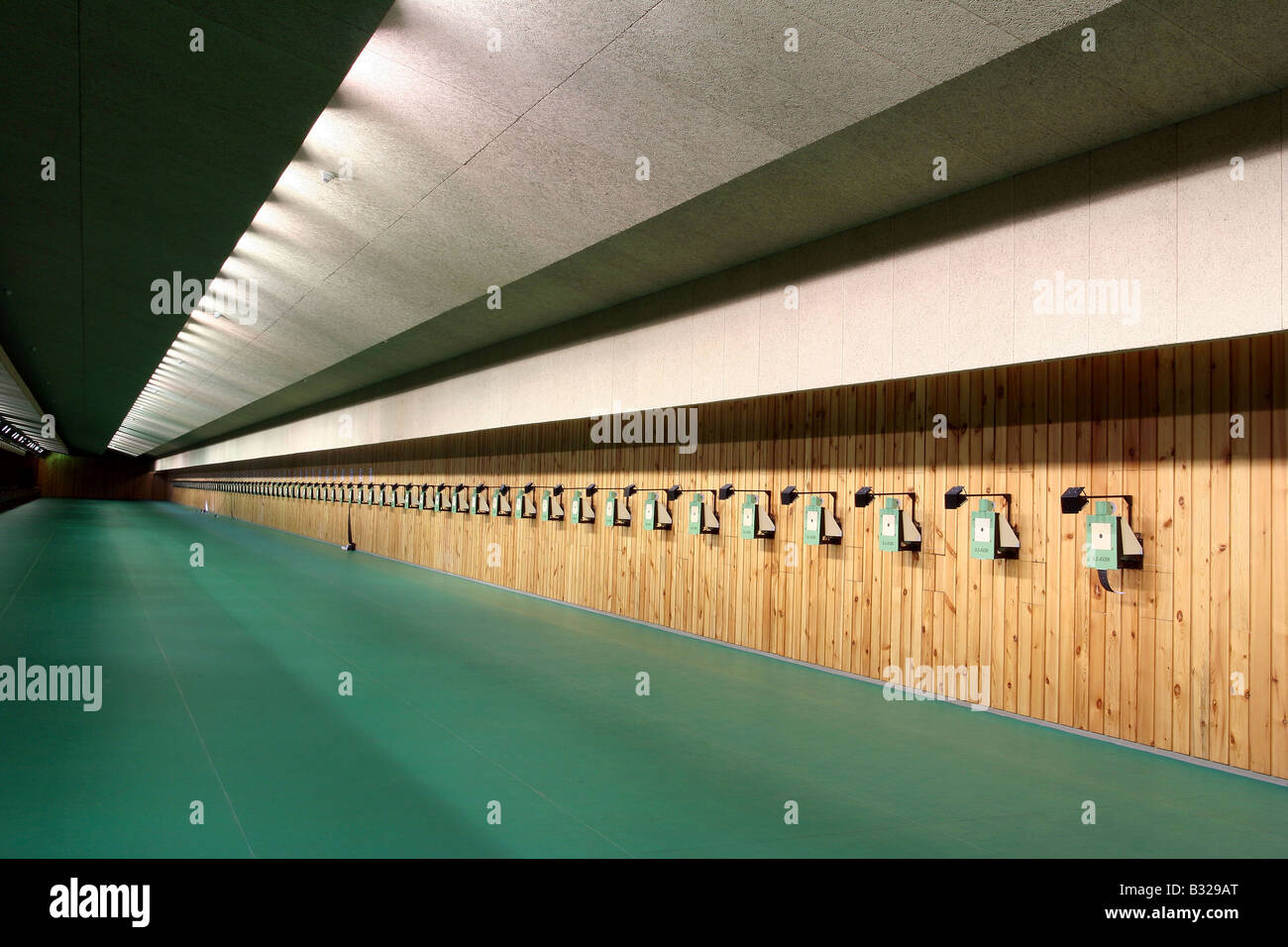 Beijing Shooting Range Hall Stock Photo Alamy