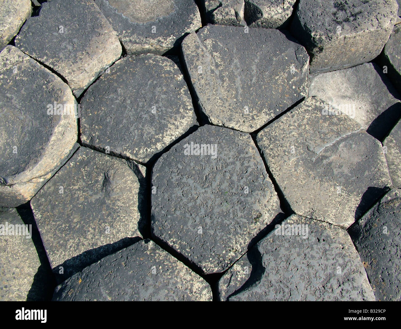 Giants Causeway rocks co antrim Stock Photo - Alamy