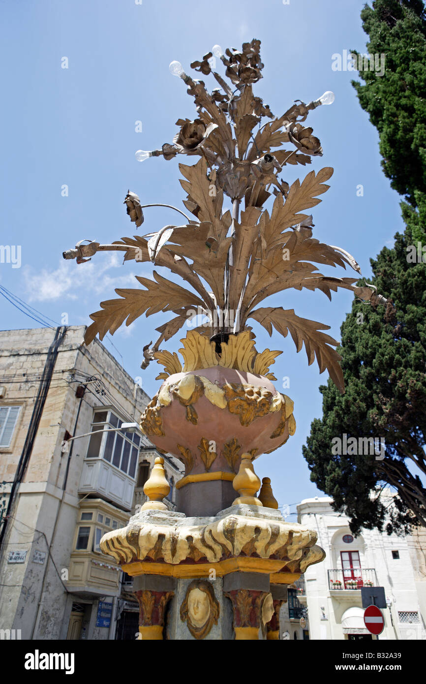 Ornate Street Light, Rabat, Malta Stock Photo Alamy
