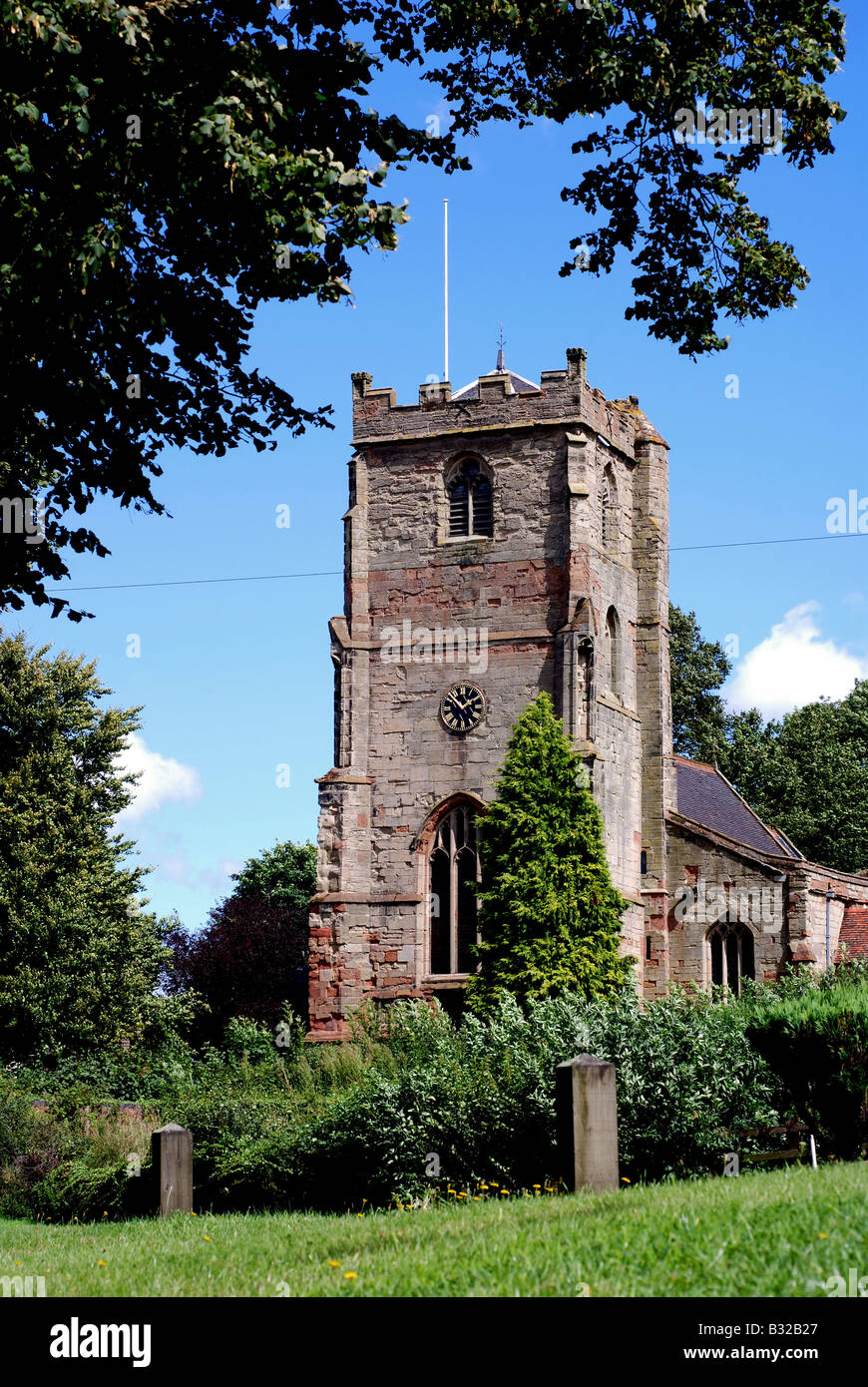 St. John the Baptist Church, Brinklow, Warwickshire, England, UK Stock Photo