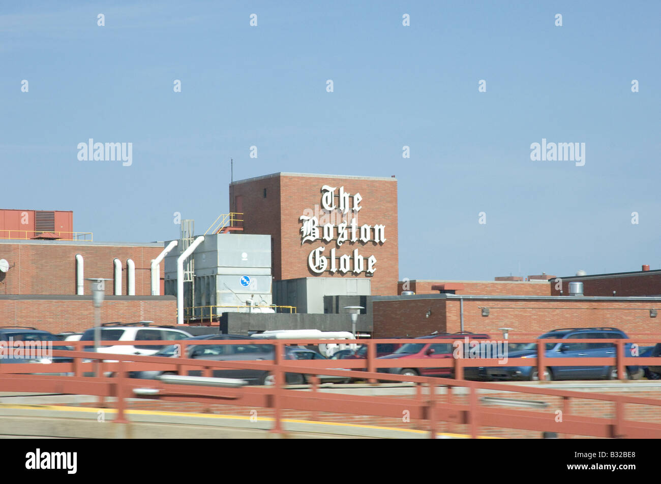 The Boston Globe in Dorchester Boston Massachusetts USA Stock Photo