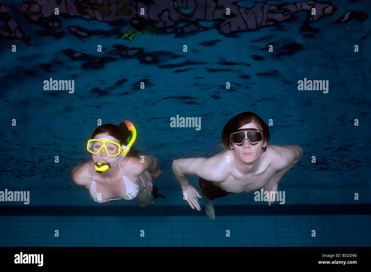 Download Yellow Mask Mirrored Goggles Mirror Goggles Yellow Snorkel White Bikini White Swimming Costume White High Resolution Stock Photography And Images Alamy PSD Mockup Templates