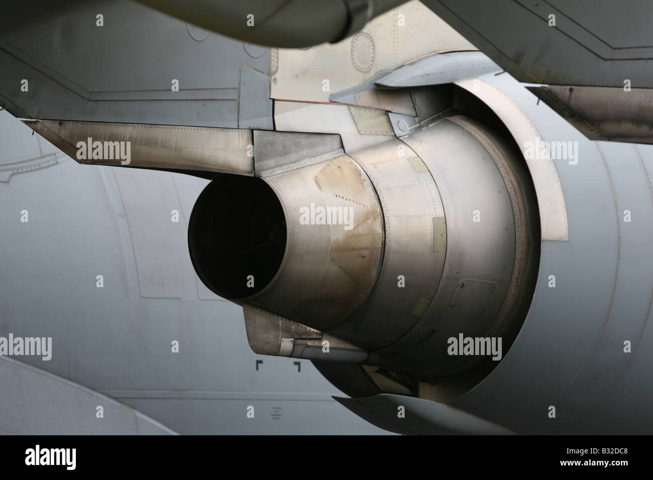 Military jet engine Stock Photo Alamy