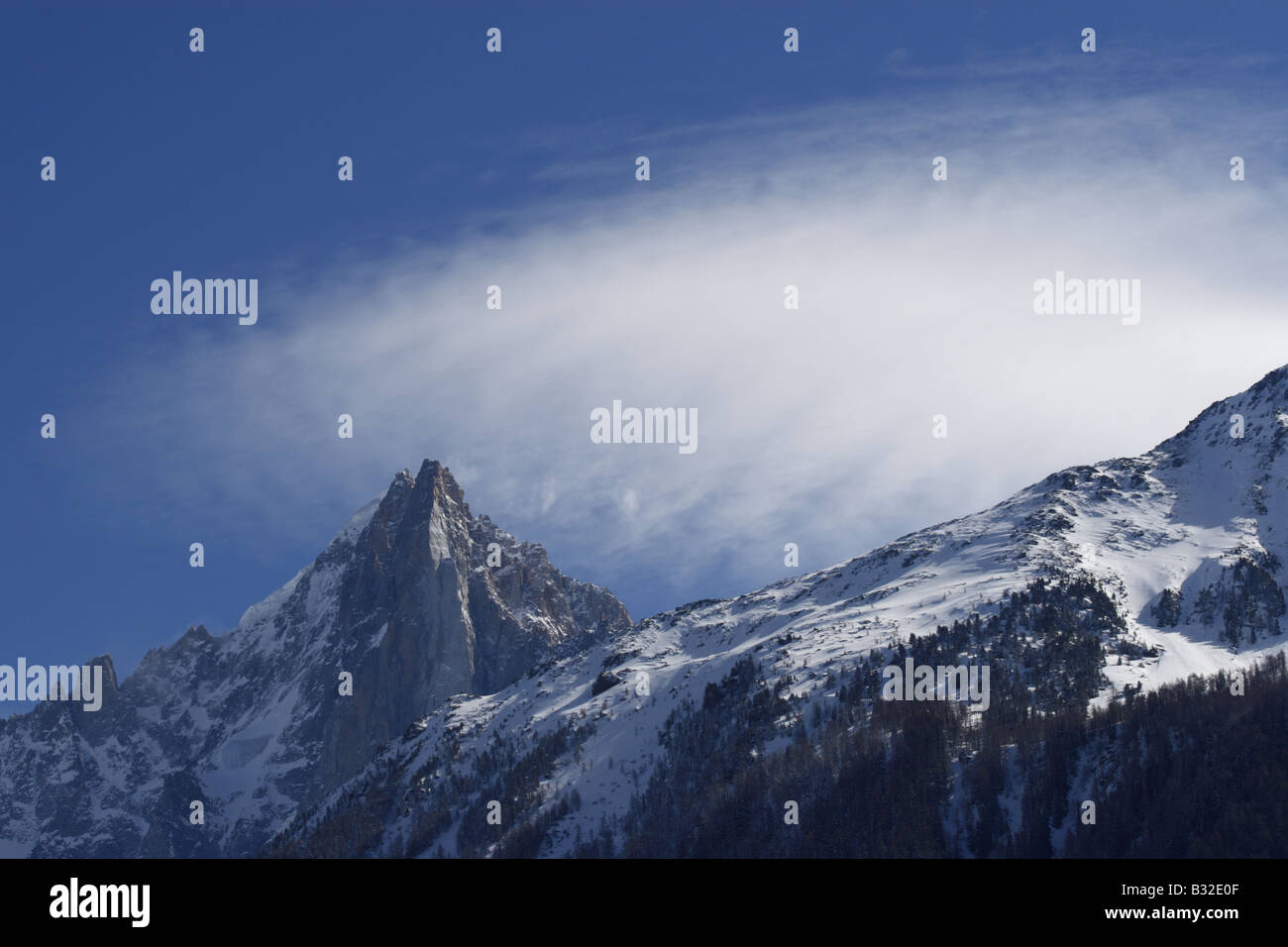 Les Drus Stock Photo Alamy