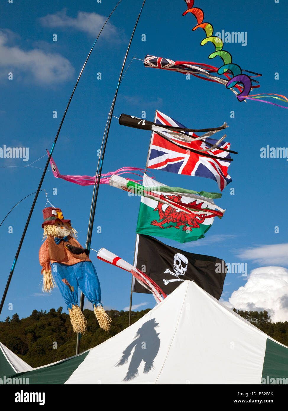 Flags and streamers Stock Photo Alamy