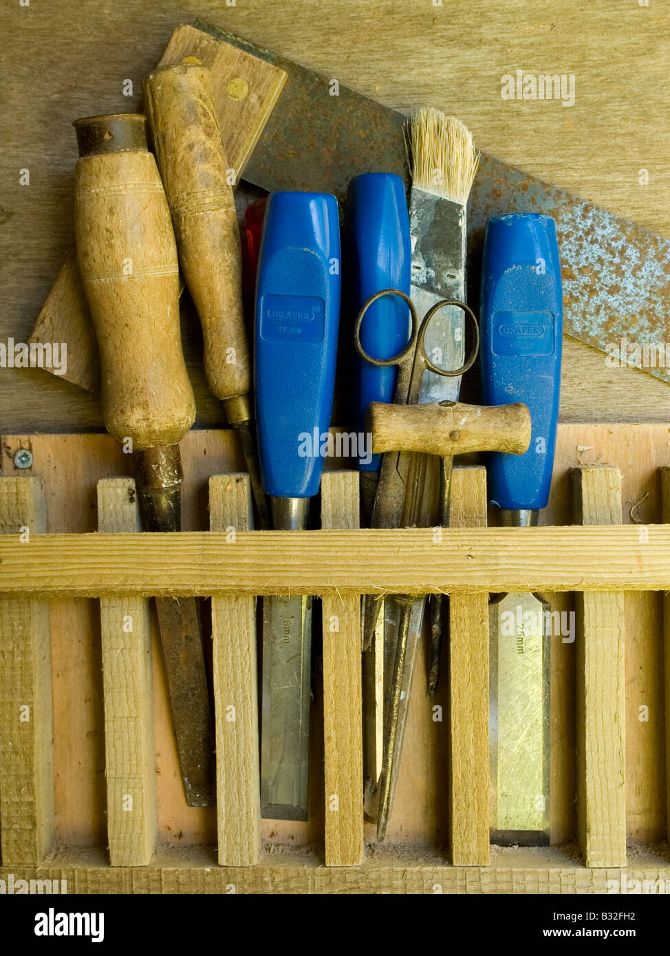 tools in rack Stock Photo - Alamy