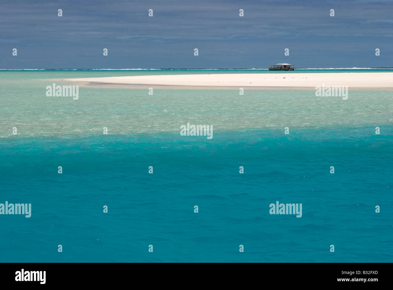 aitutaki lagoon, cook islands Stock Photo Alamy