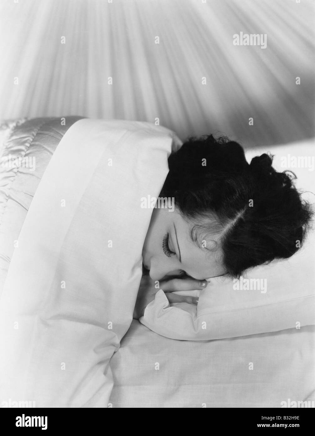 Woman sleep retro hires stock photography and images Alamy