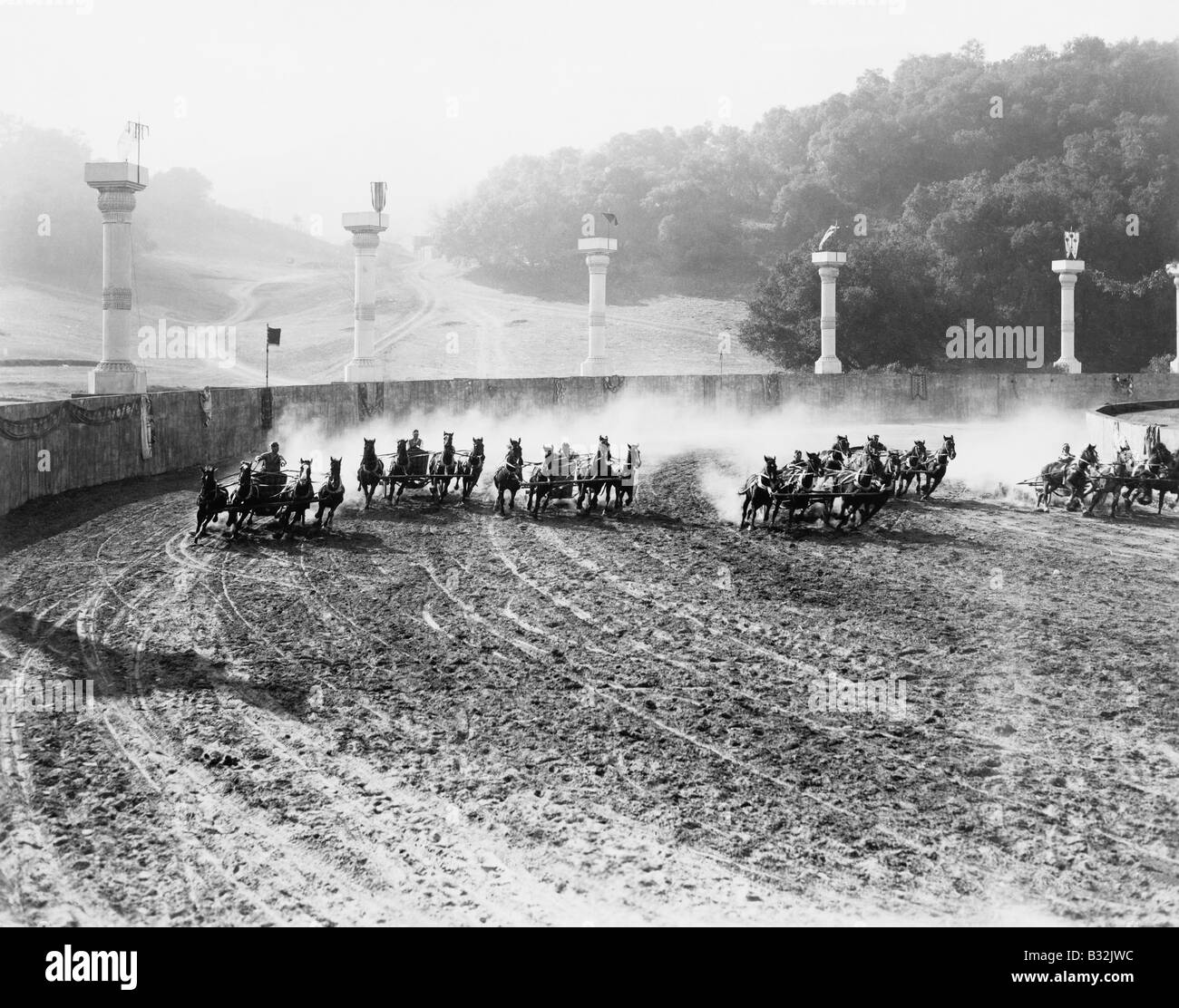 CHARIOT RACE Stock Photo