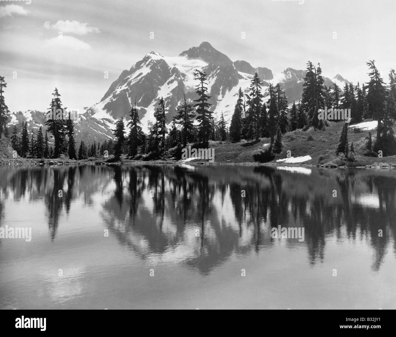 Mountainous vista view Black and White Stock Photos & Images - Alamy