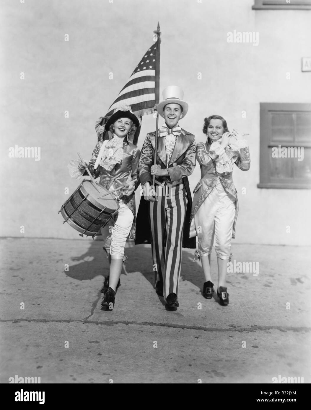 American flag pride proud Black and White Stock Photos & Images - Alamy