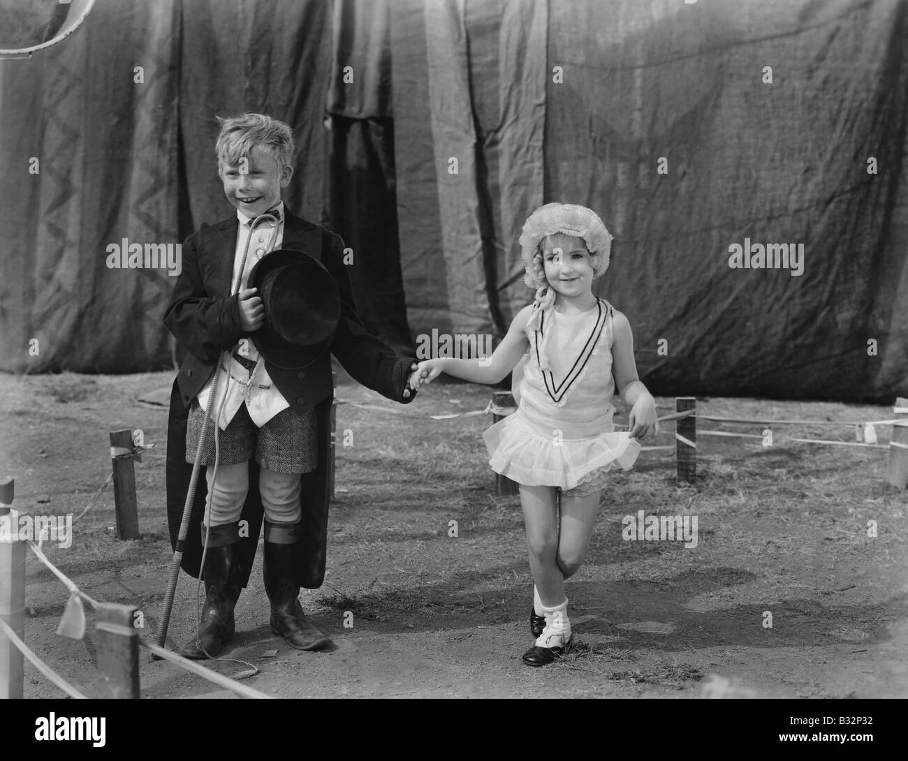 Boy girl dress up play Black and White Stock Photos & Images Alamy