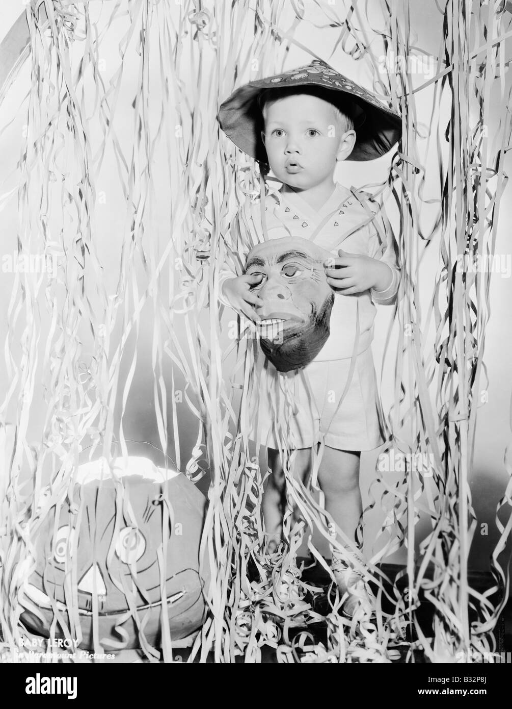 Child in Halloween costume Stock Photo - Alamy