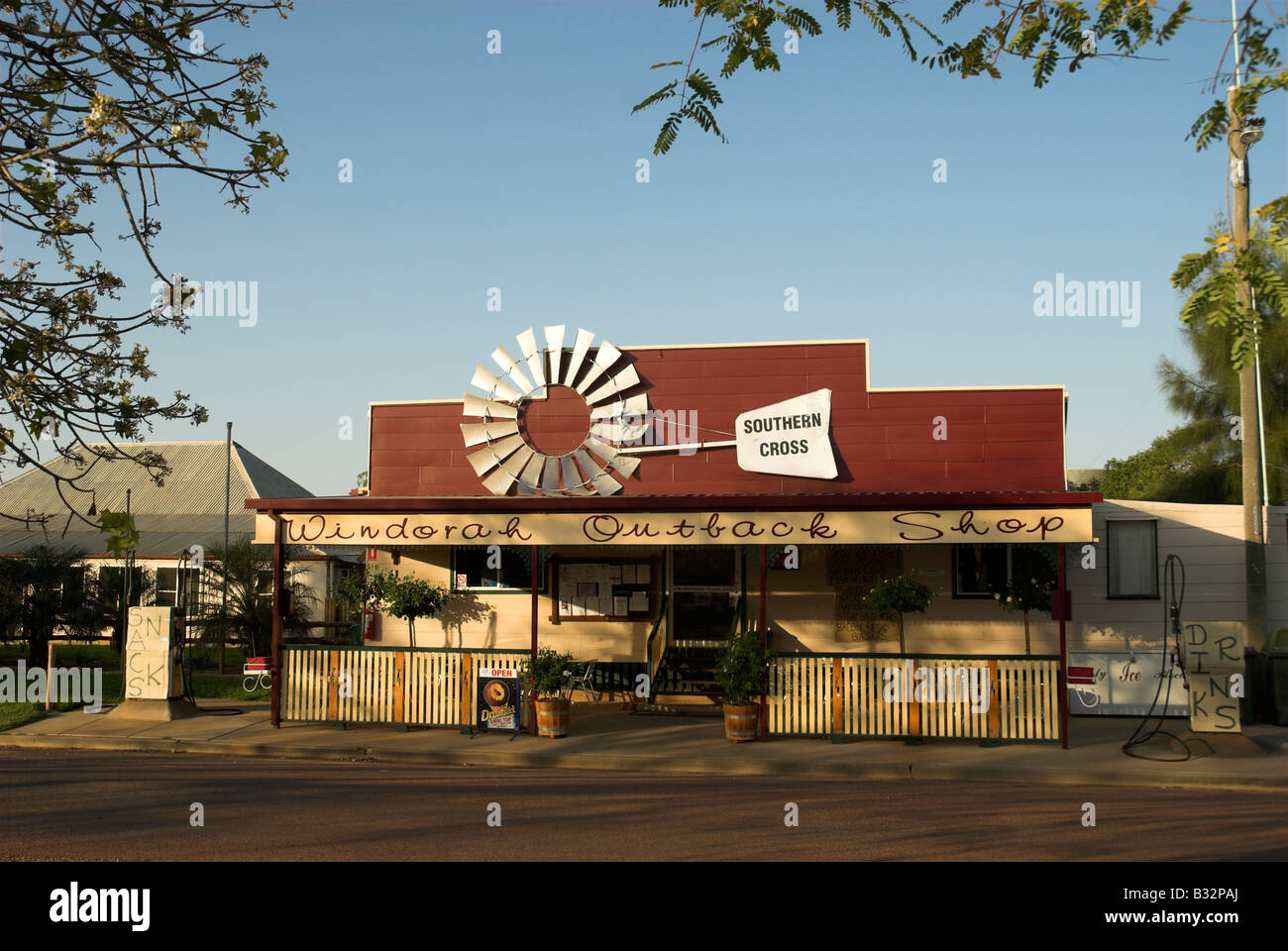 General store in Windorah, outback Queensland, Australia Stock Photo