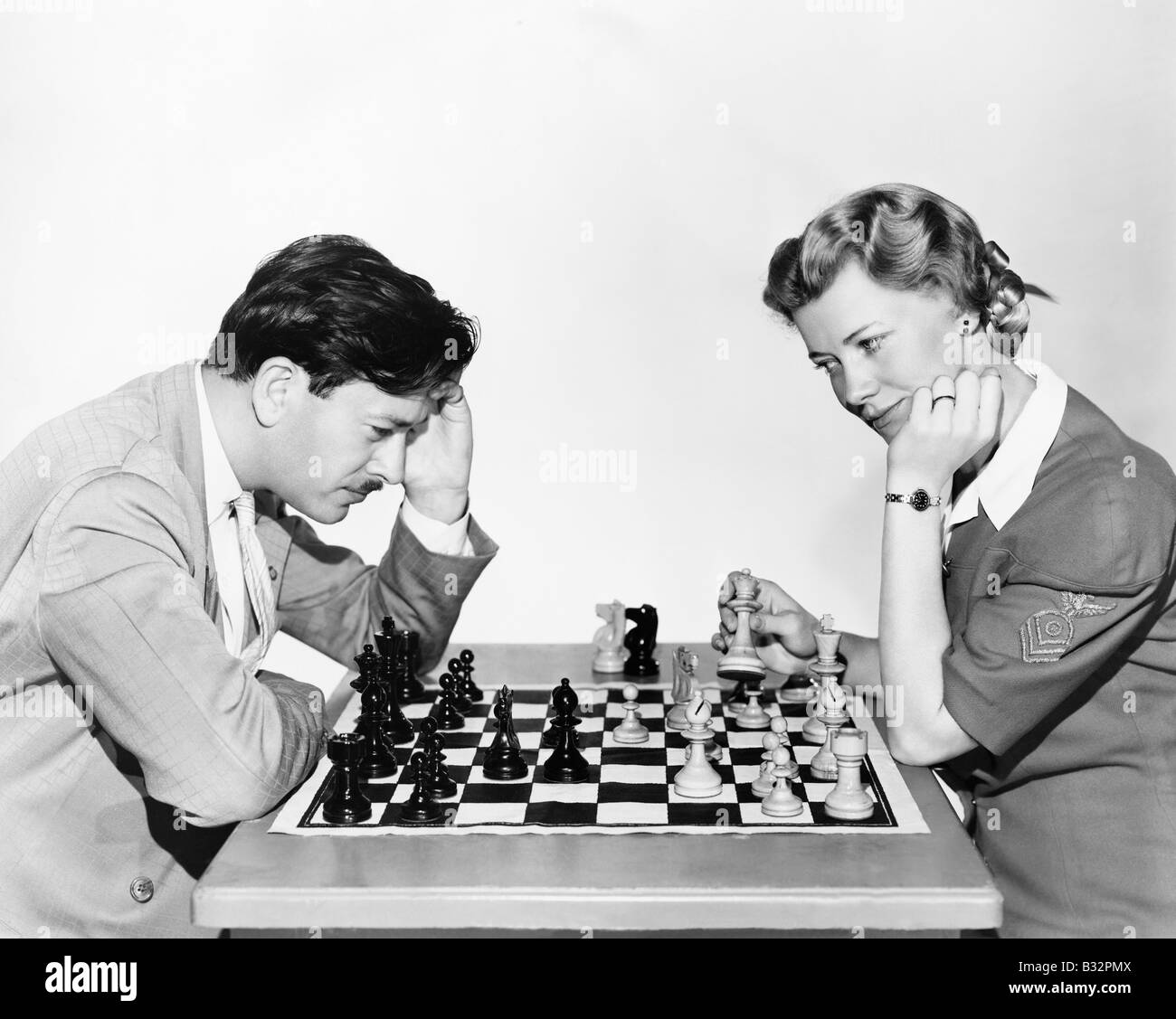 bogie, bacall playing chess  Chess game, Chess, No game no life