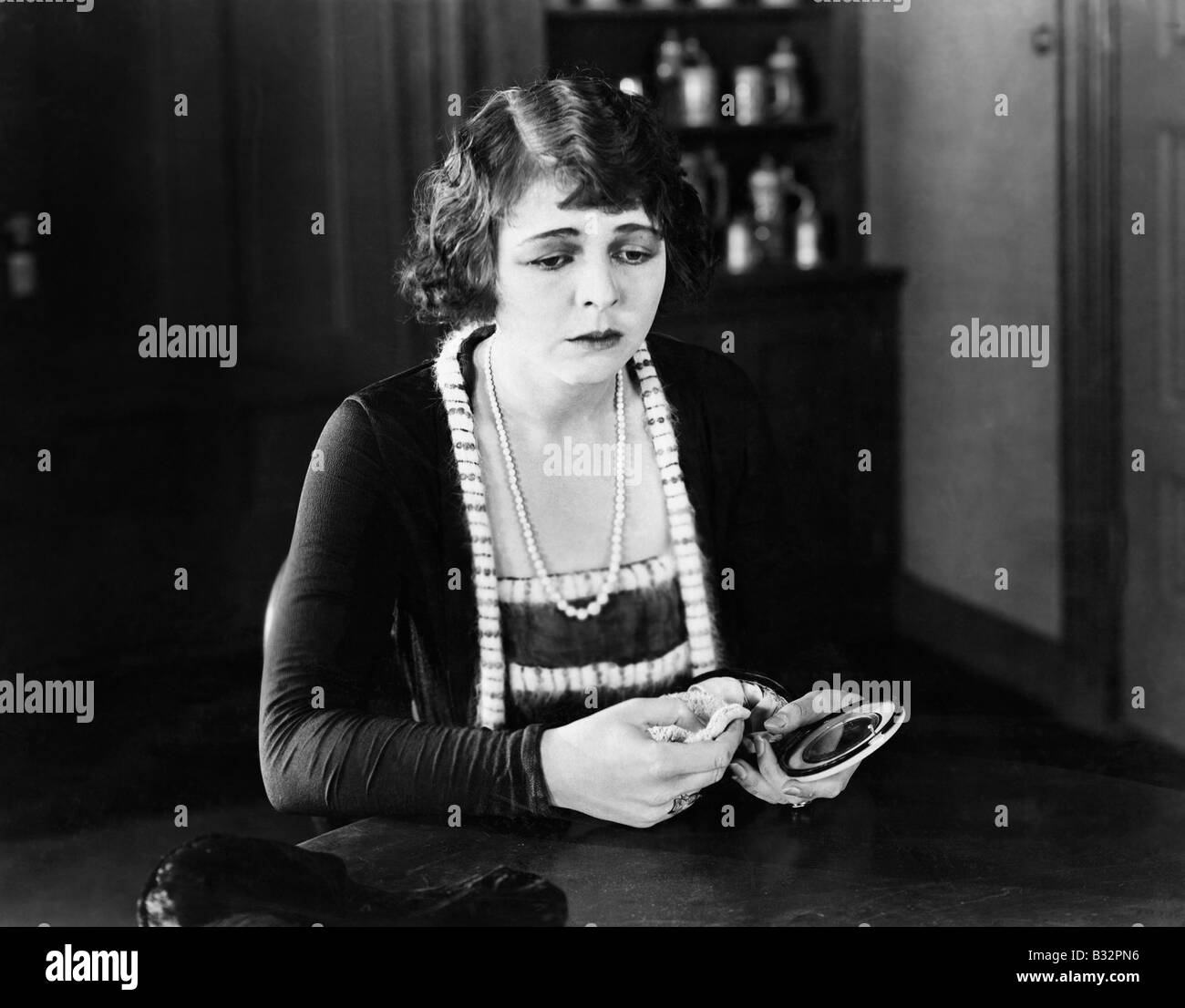 Sad emotion young woman Black and White Stock Photos & Images - Alamy