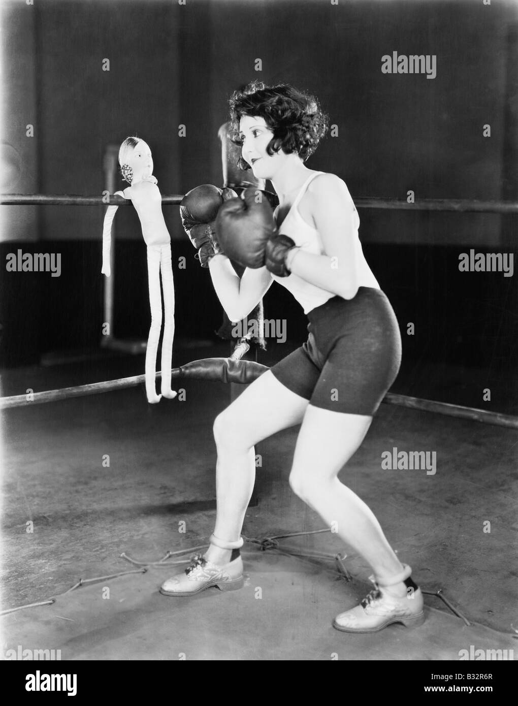 On the ropes, boxing Black and White Stock Photos & Images - Alamy