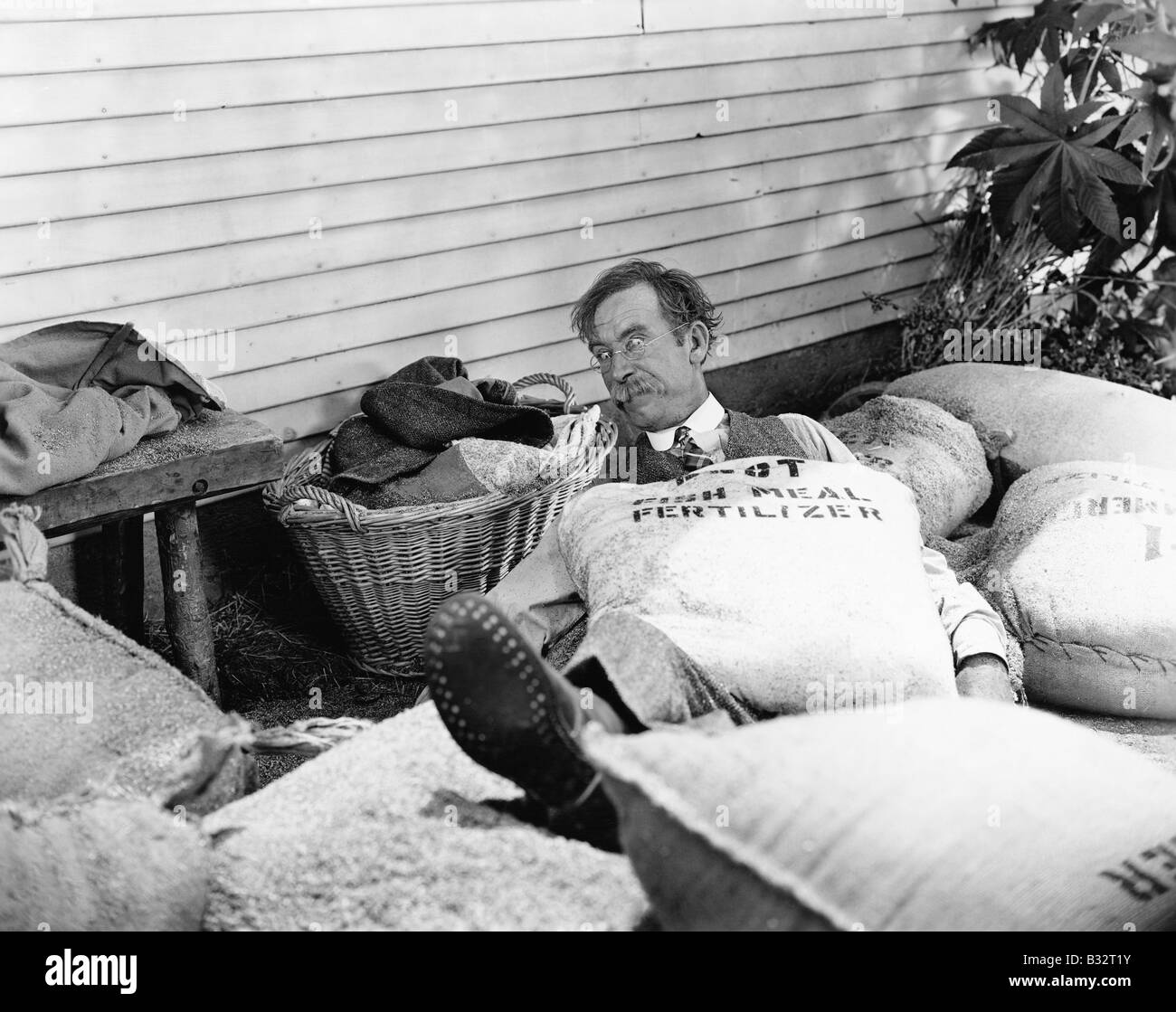 Throwing fertilizer Black and White Stock Photos & Images Alamy