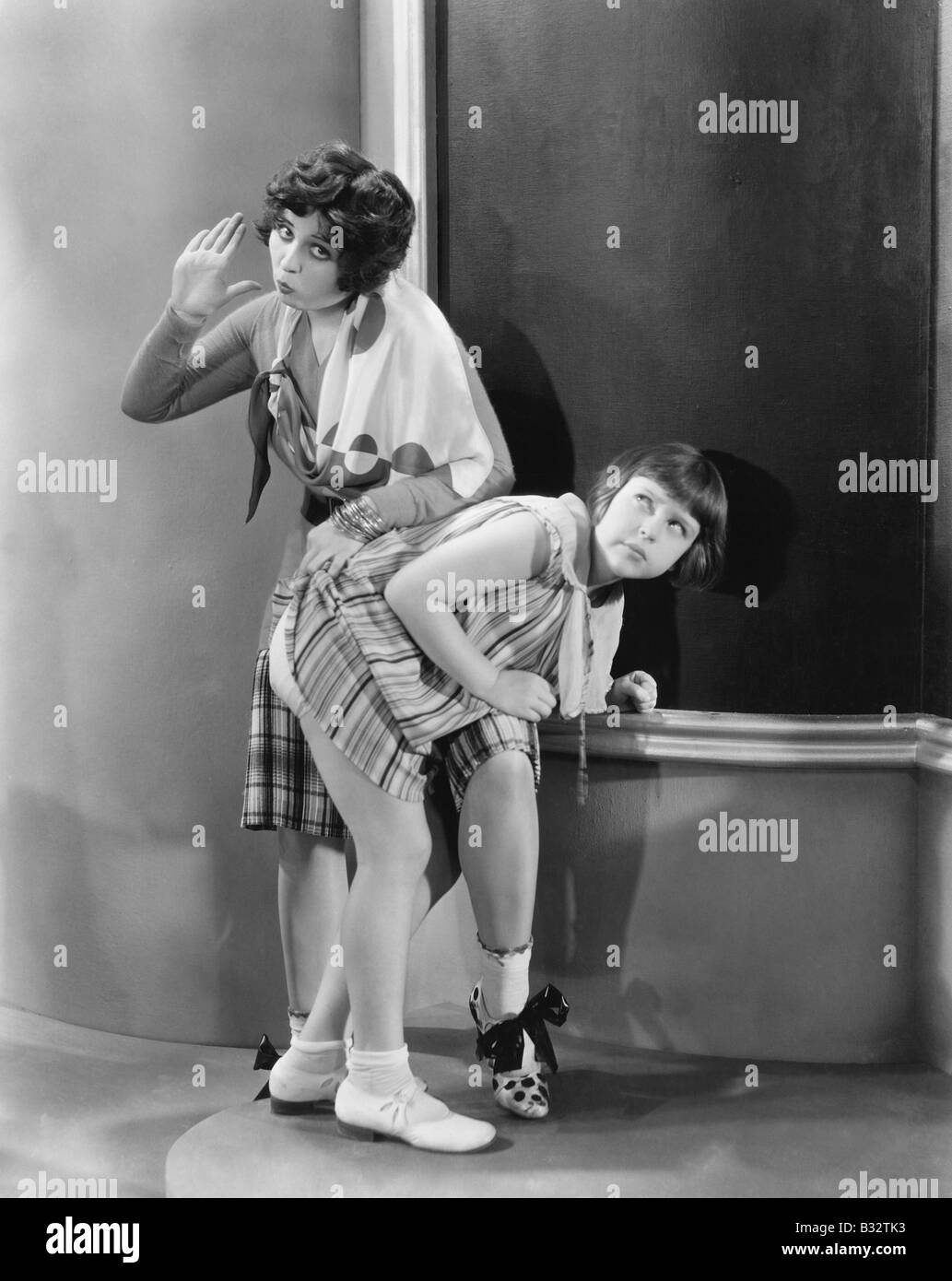 Spanking girl hi-res stock photography and images - Alamy