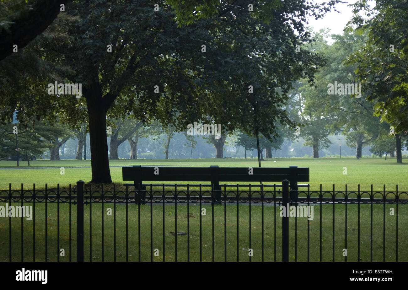 John Fitzgerald Kennedy Park in Harvard, Cambridge, Massachusetts, USA Stock Photo
