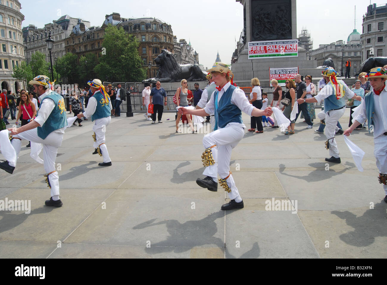 Morris men London dance festival Stock Photo