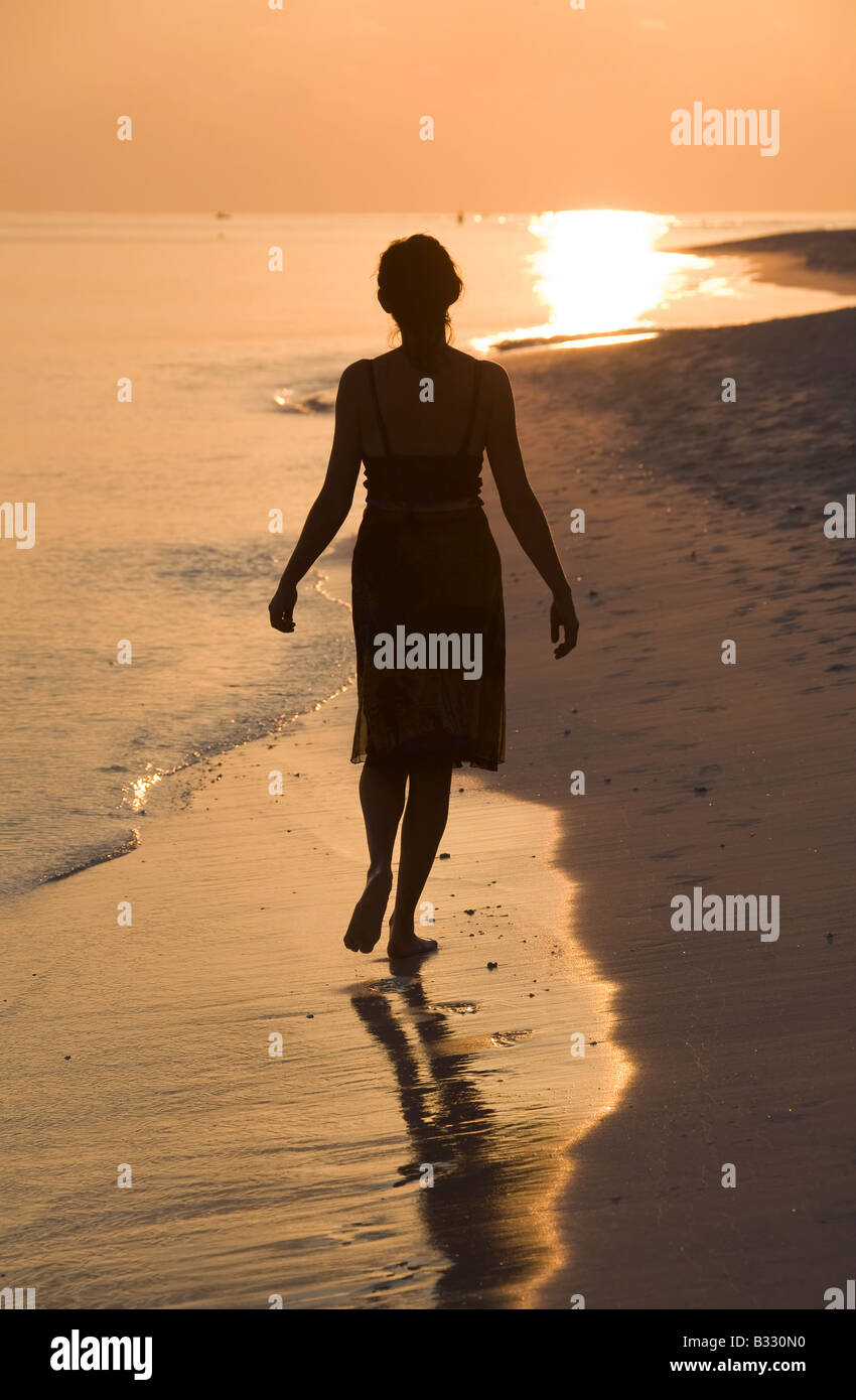 sunset at the sea Stock Photo - Alamy