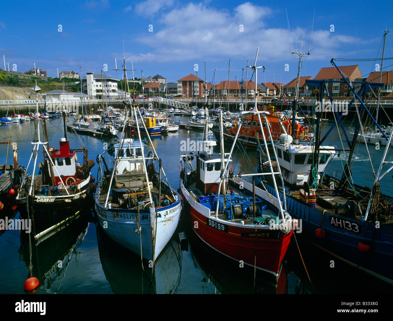 Sunderland Marina, Sunderland, Tyne and Wear Stock Photo Alamy