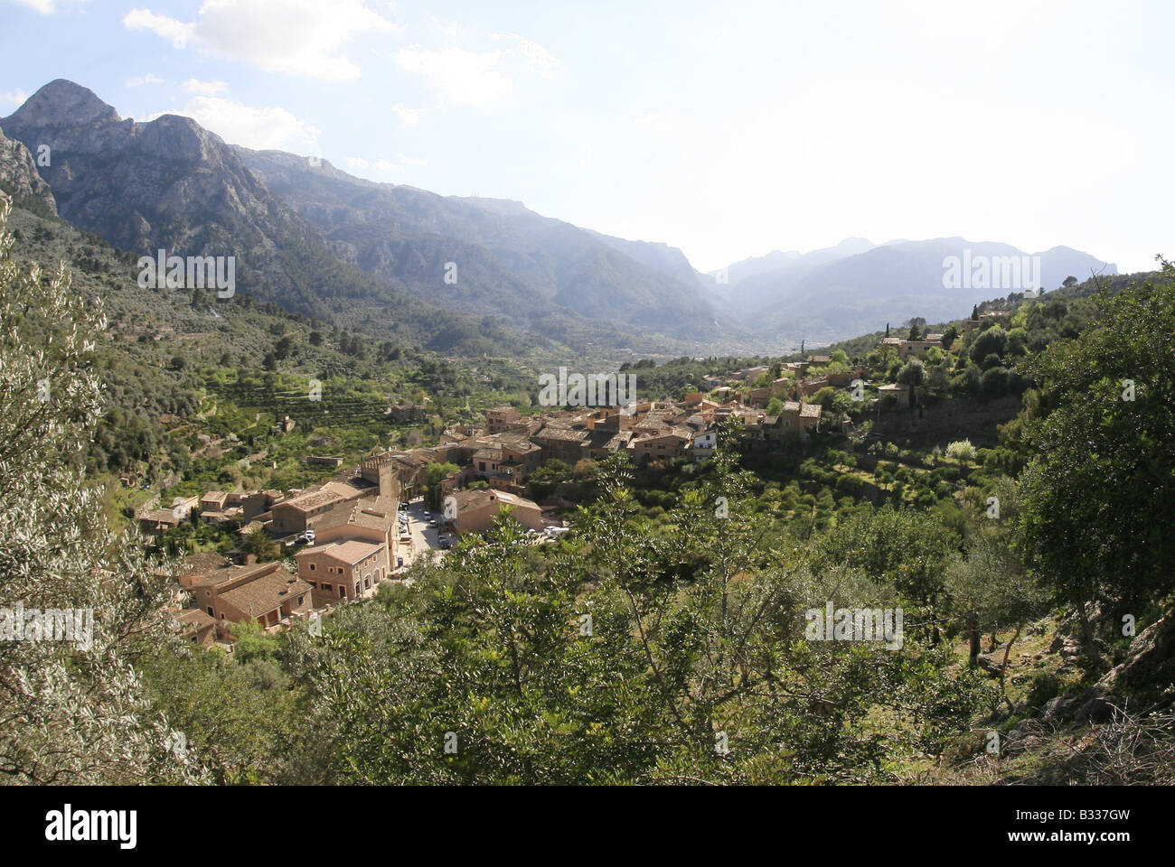 village Fornalutx on Majorca Stock Photo
