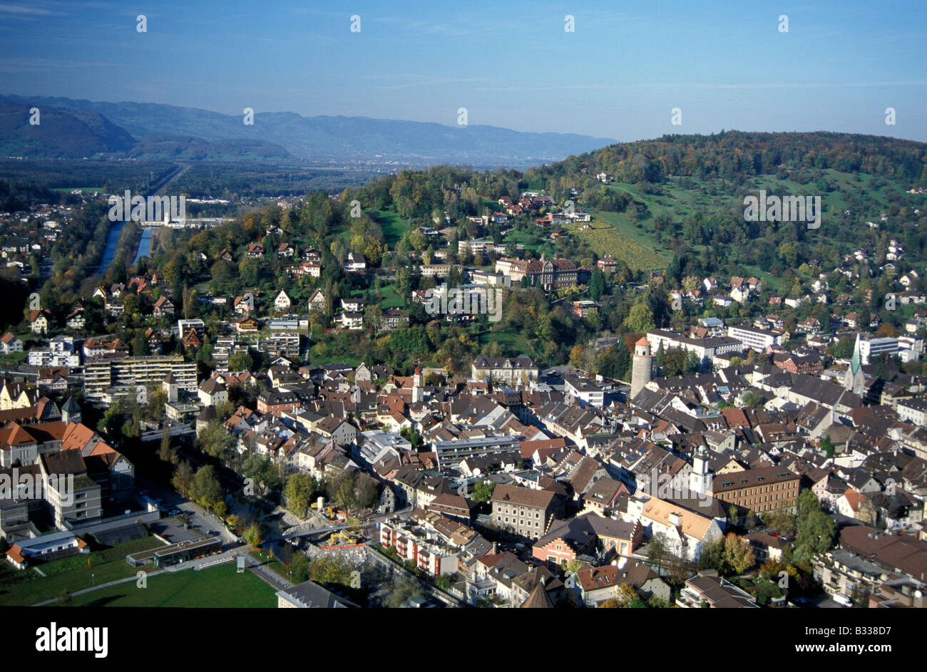 View of Feldkirch Stock Photo