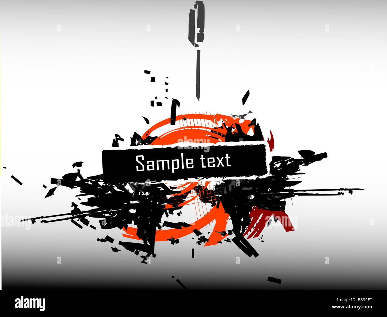 grungy sample text Stock Photo - Alamy