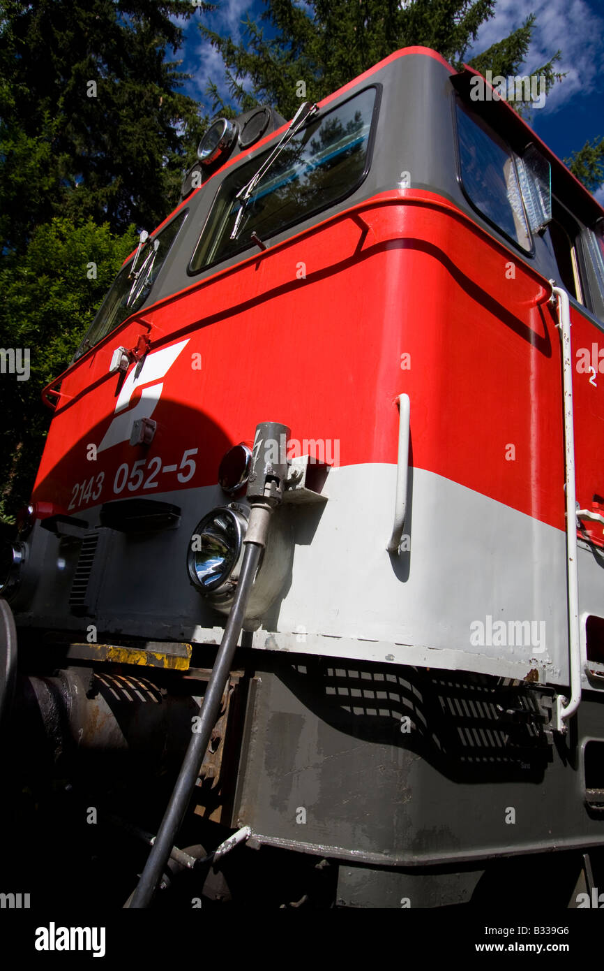 locomotive of the Austrian Federal Railways Stock Photo