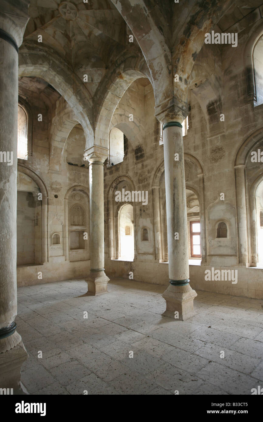 Interior of Ishak Pasa Palace in East Anatolia, Turkey Stock Photo