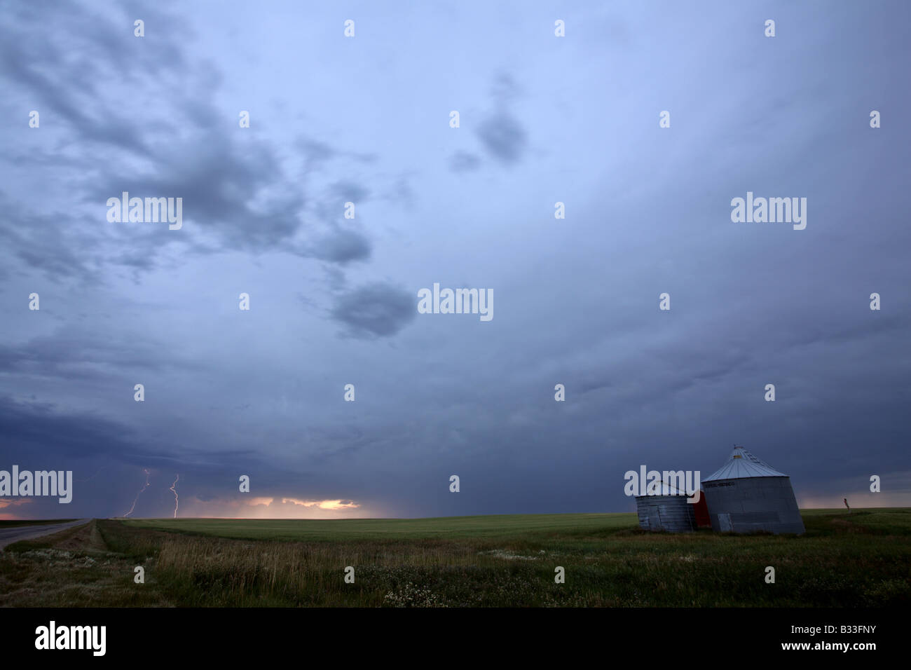Storm clouds over Saskatchewan Stock Photo - Alamy