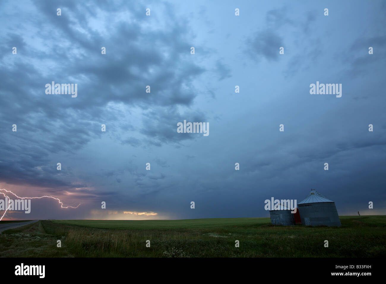 Storm clouds over Saskatchewan Stock Photo - Alamy