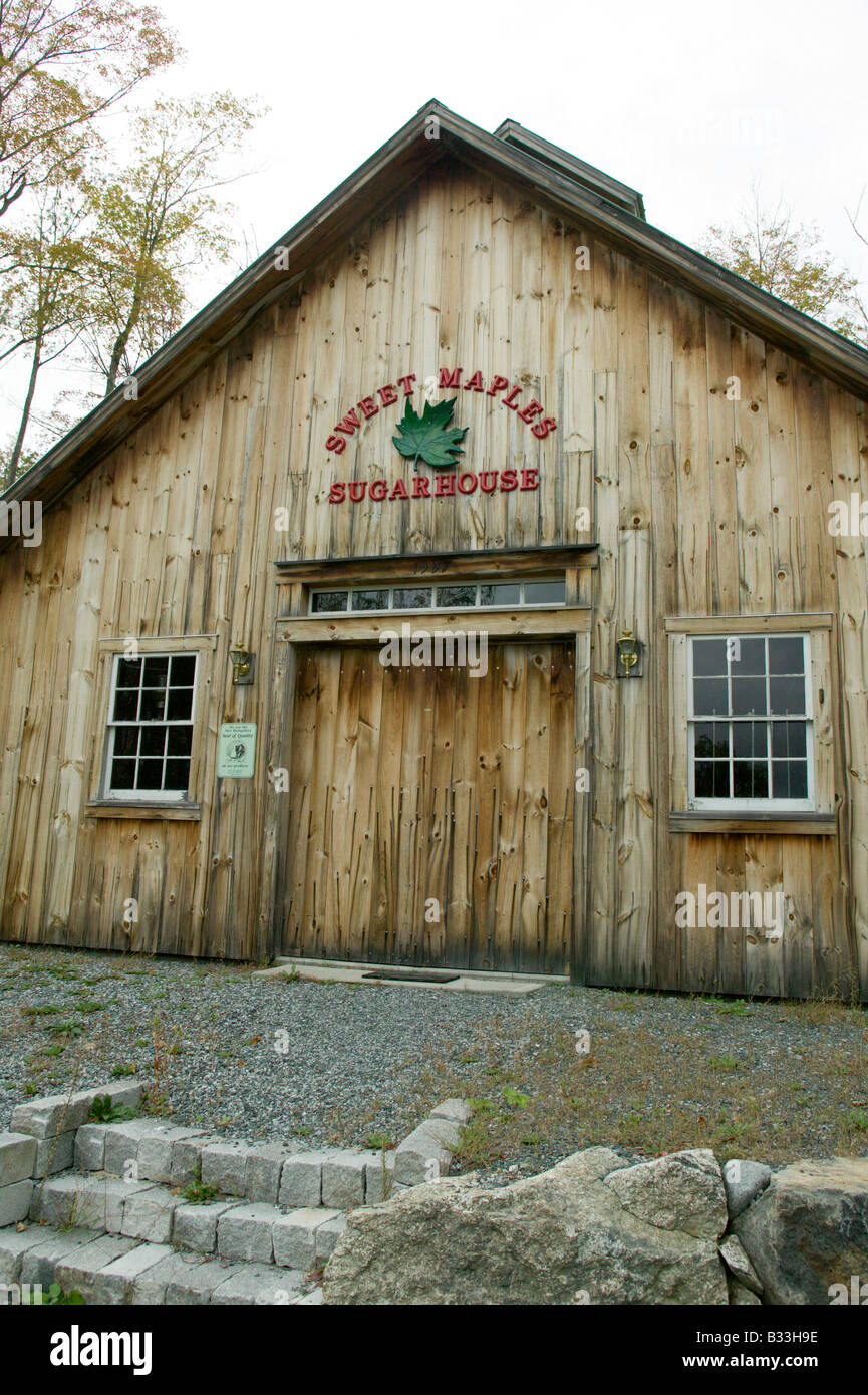 Maple Sugar Manufacturing House Claremont New Hampshire Stock Photo Alamy