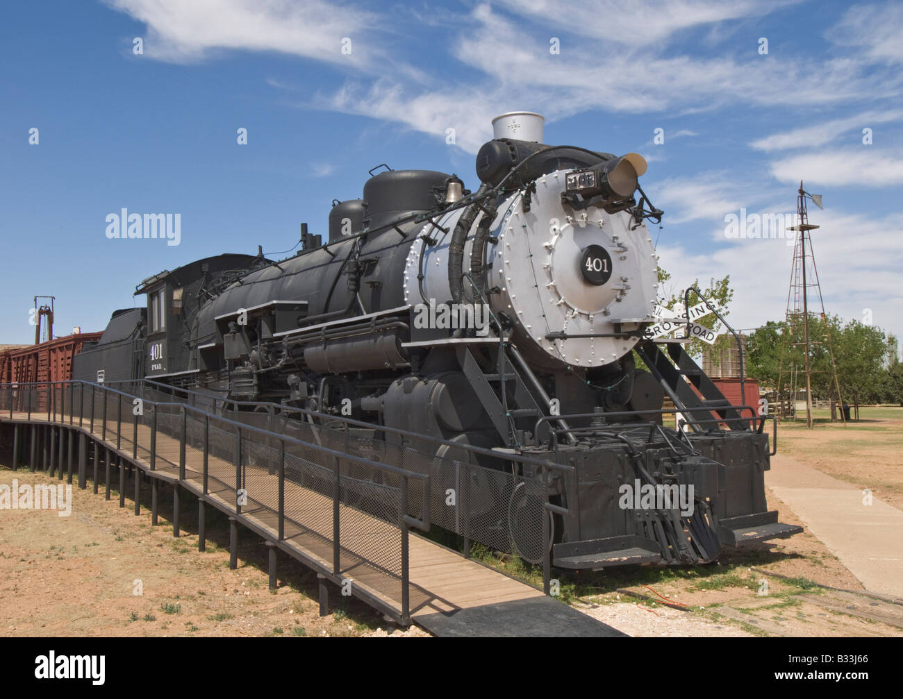 Texas Lubbock National Ranching Heritage Center Steam circa 1923 Stock Photo Alamy