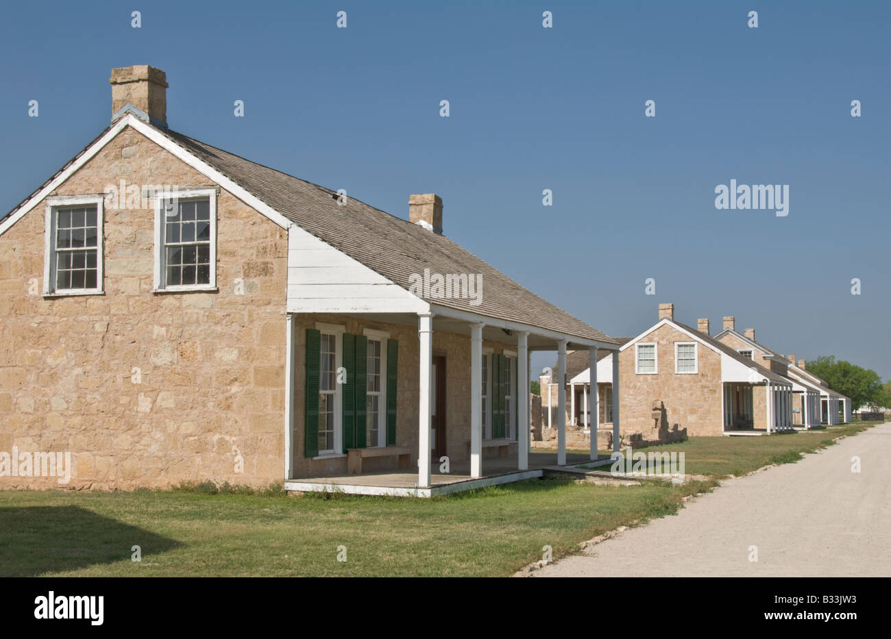 Texas San Angelo Fort Concho National Historic Landmark operated 1867 ...