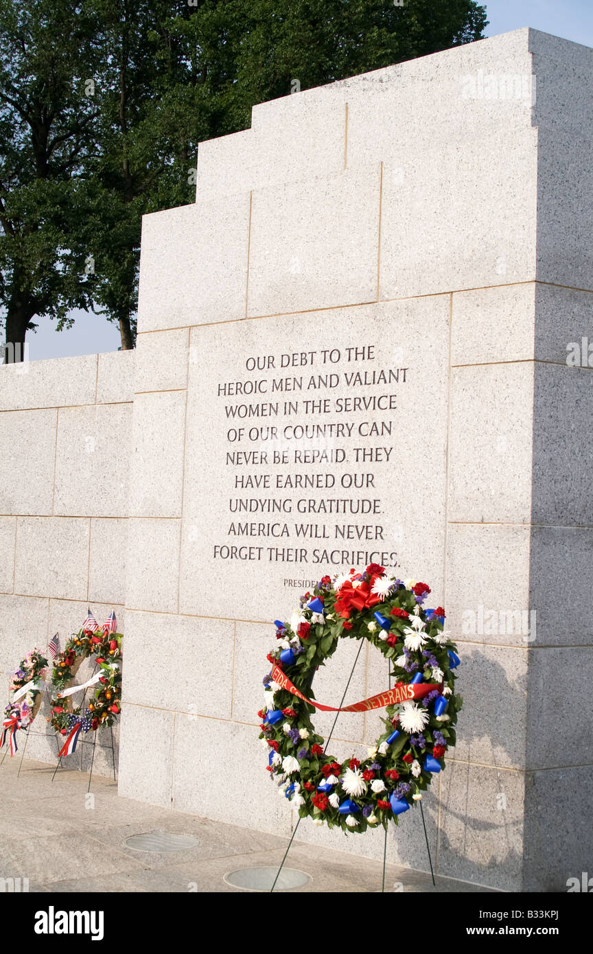 The World War II Memorial, Washington DC, USA Stock Photo - Alamy