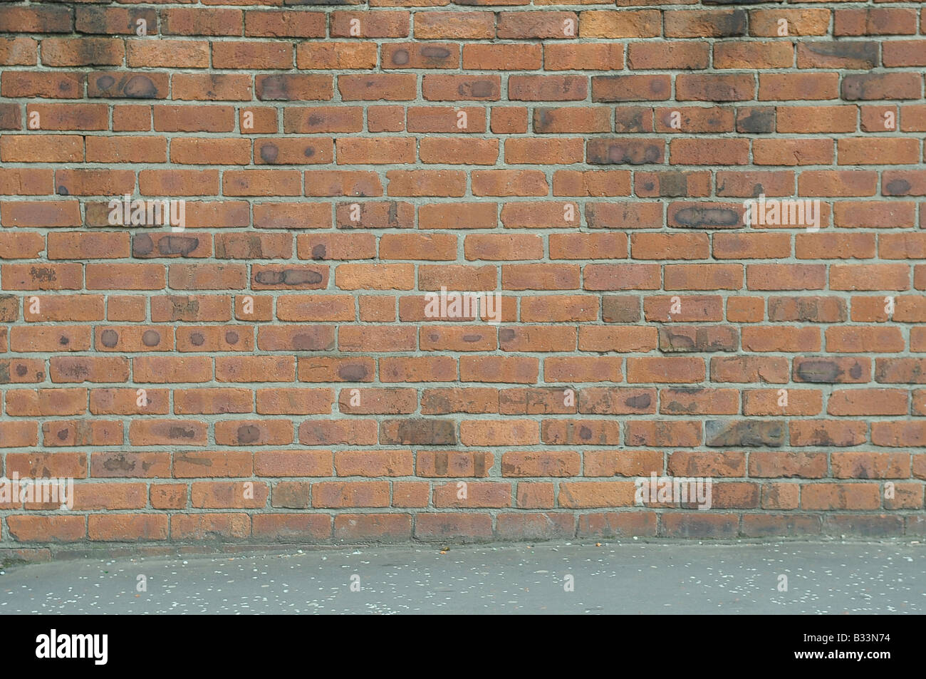 red brick wall normal street manchester uk england normal plain simple building urban