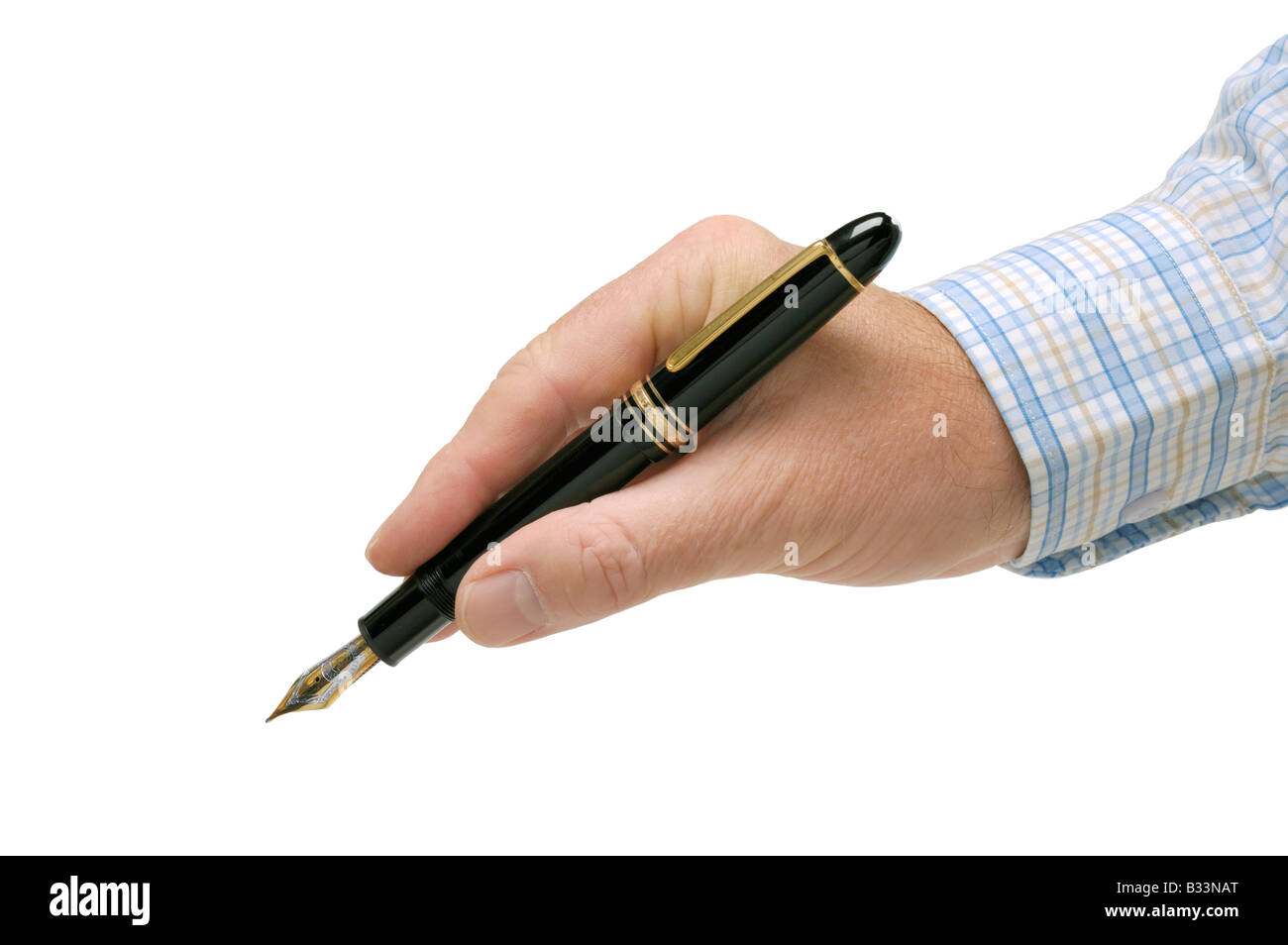 Mont blanc fountain pen hi-res stock photography and images - Alamy