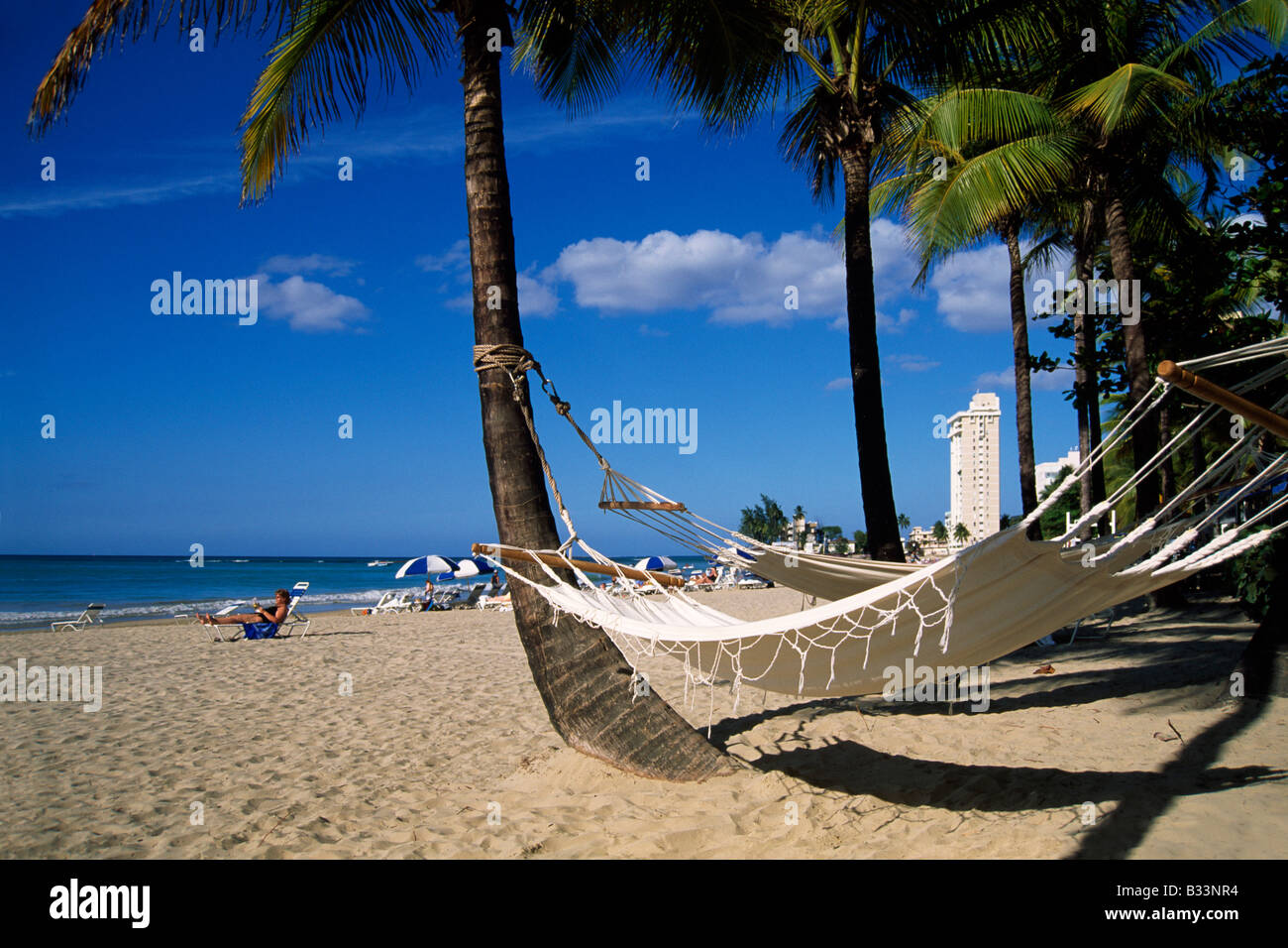 Isla Verde Beach in San Juan Puerto Rico Caribbean Stock Photo Alamy