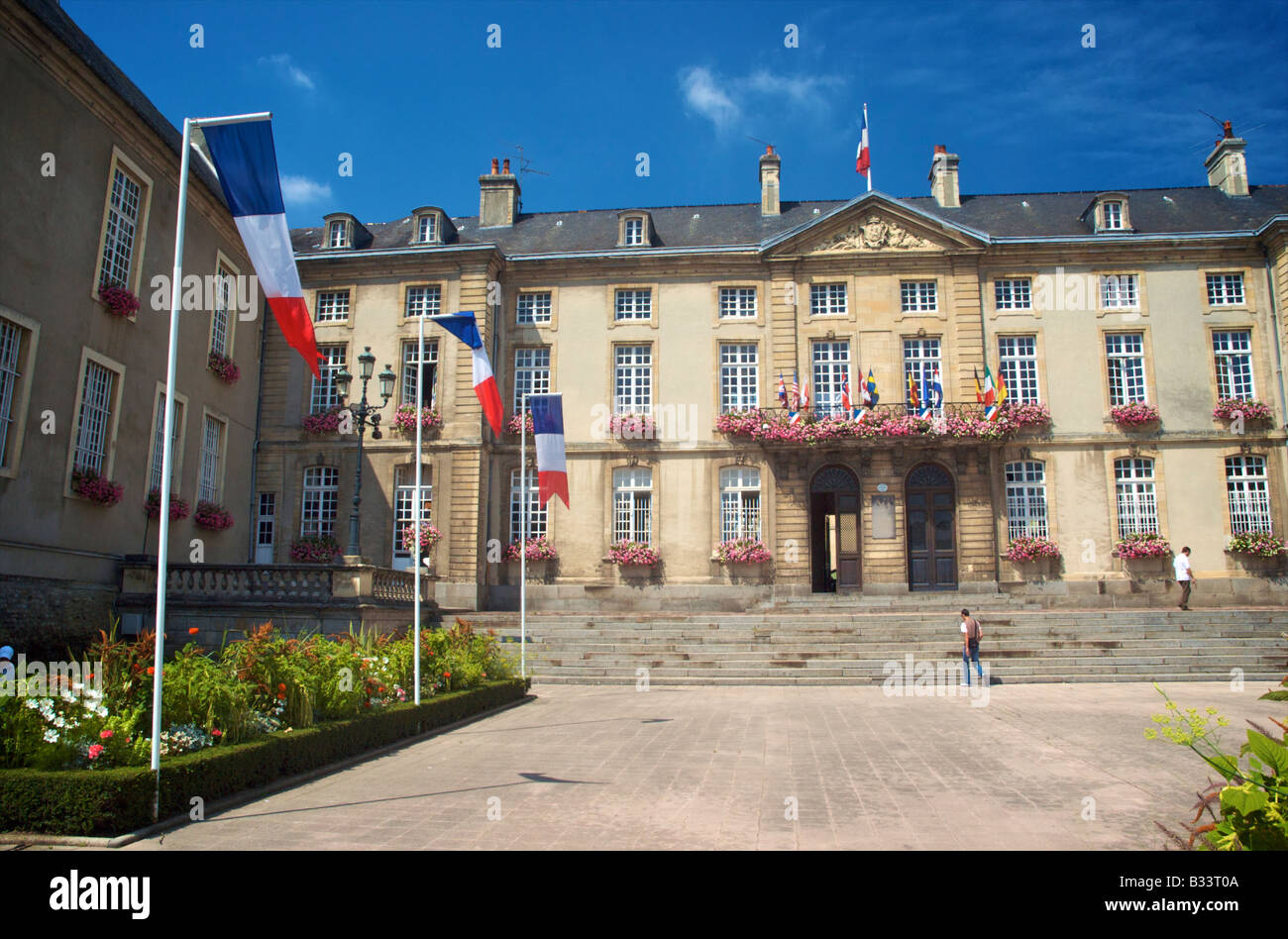 Hotel de ville Bayeux town hall Normandy France Stock Photo Alamy