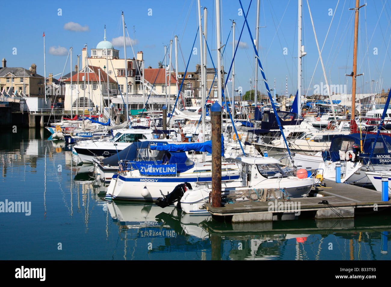 Lowestoft harbour yachts hires stock photography and images Alamy