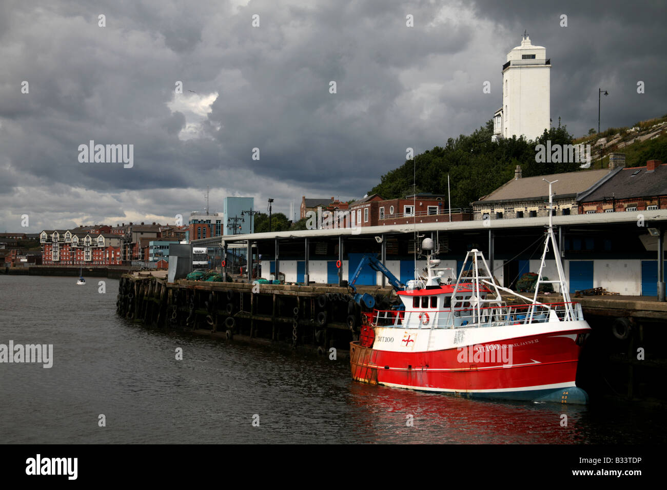 North Shields Fish Quay Stock Photo Alamy