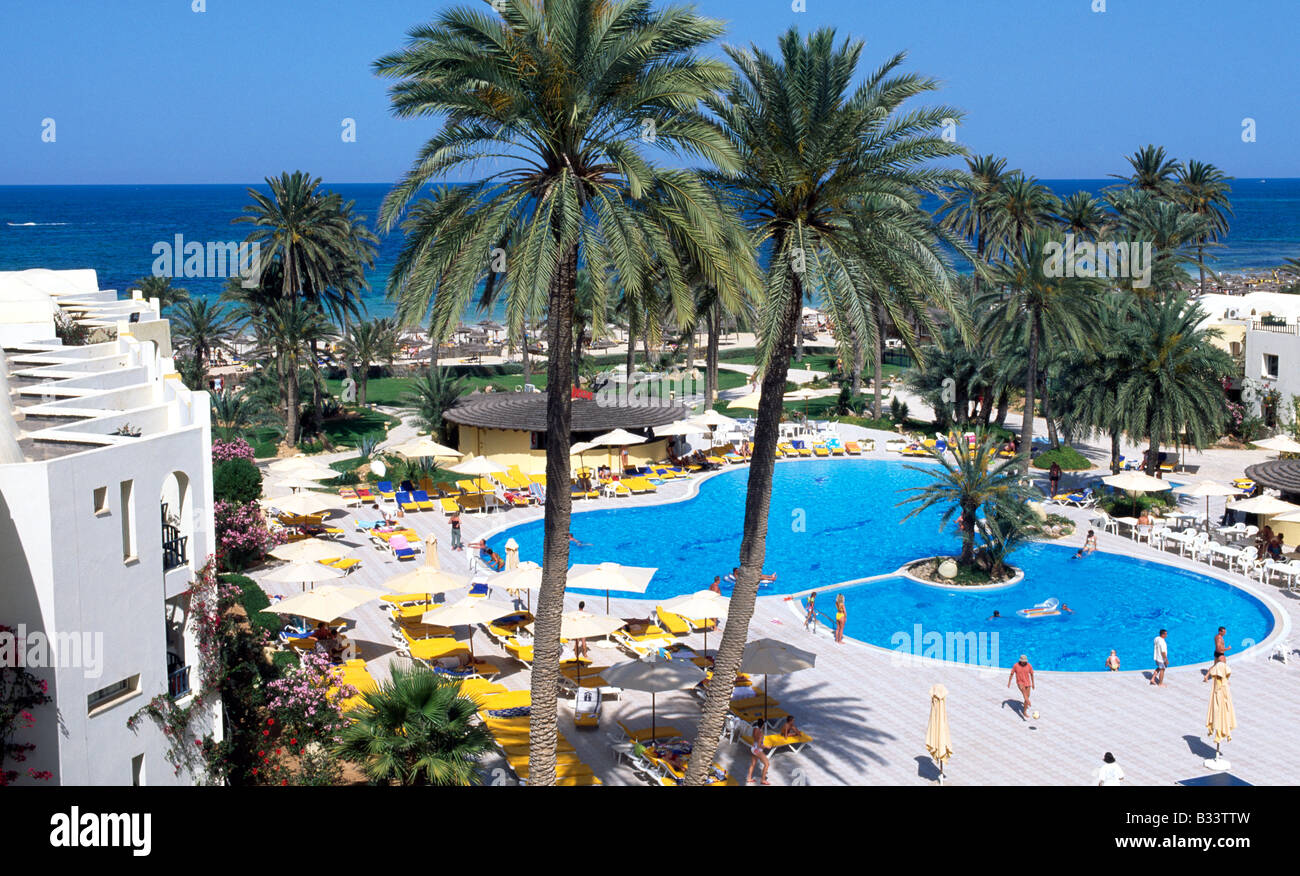 Hotel Vincci Eden Star Oasis Zarzis Djerba Island Tunisia Stock Photo