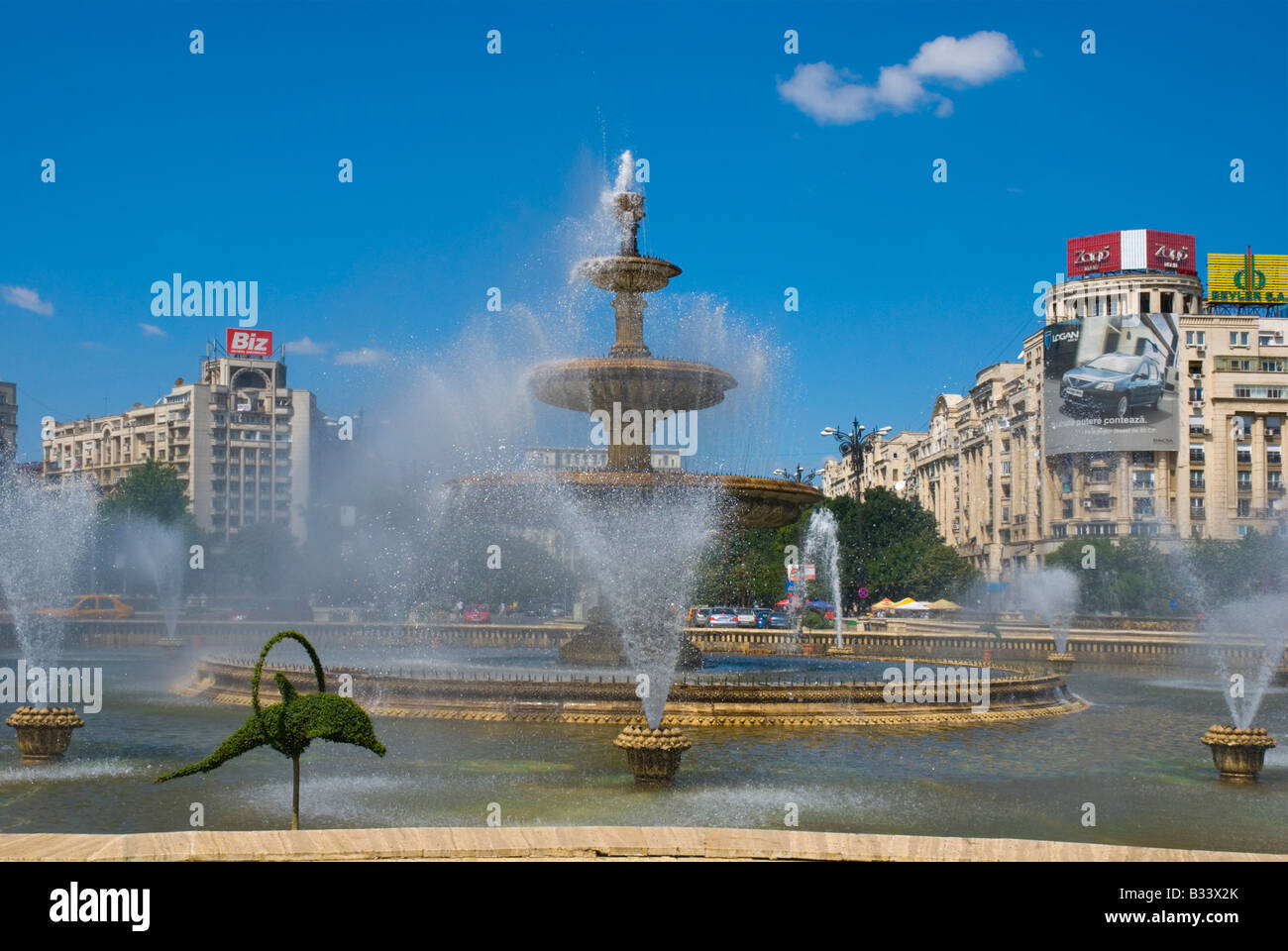 Piata Unirii square in Bucharest Romania Europe Stock Photo Alamy